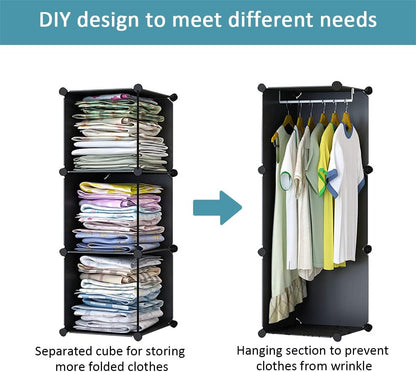 Modular Cube Evolution Portable Wardrobe