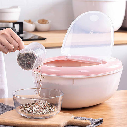Flour Box Small (5 Kg) – Premium Airtight Grain & Rice Dispenser