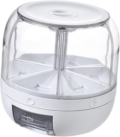 6 Compartment Rice Grain Box