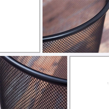Circular Mesh Waste Paper Basket – Sturdy & Lightweight Metal Bin