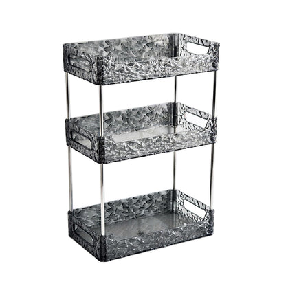 Luxury Bathroom Storage Rack Dresser Tray Jewelry Tray 2 Layer