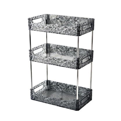 Luxury Bathroom Storage Rack Dresser Tray Jewelry Tray 2 Layer