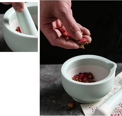 Mortar Pestle - Premium Ergonomic Kitchen Grinding Tool