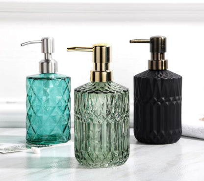 Soap Bottle Ribbed Design