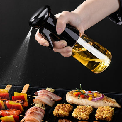 Glass Oil Sprayer 200 ML - Black, White
