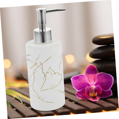 Soap Dispenser White Marble Design