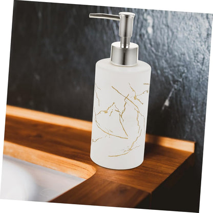 Soap Dispenser White Marble Design