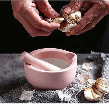 Mortar Pestle - Premium Ergonomic Kitchen Grinding Tool