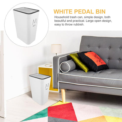 Slim Plastic Rubbish Bin, Slim Bin with Lid, 9L, 11L