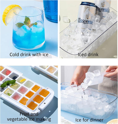 Ice Cube Tray Press to Release - 28 × 13 × 9.5 cm
