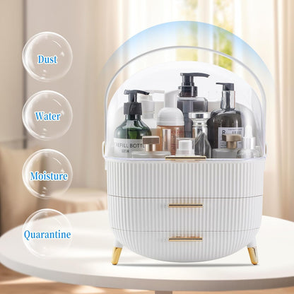 Dustproof Cosmetic Box White