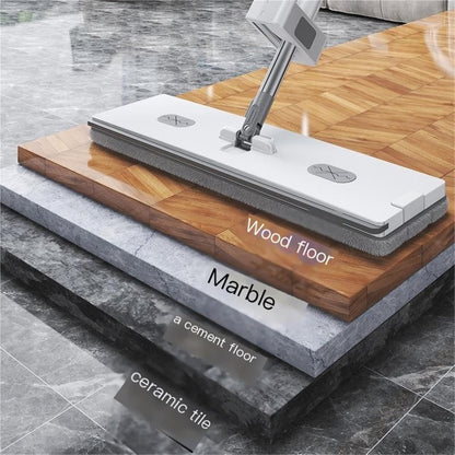 Mop with Silicone Bucket – Premium Space-Saving Floor Cleaning System