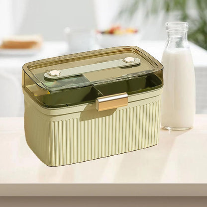 Plastic Storage Box / Jewellery Organizer with Lid – Multipurpose Organizer