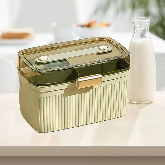 Plastic Storage Box / Jewellery Organizer with Lid – Multipurpose Organizer