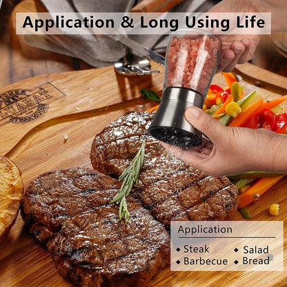 Manual Salt and Pepper Grinder Glass 180 ML (SINGLE PIECE)
