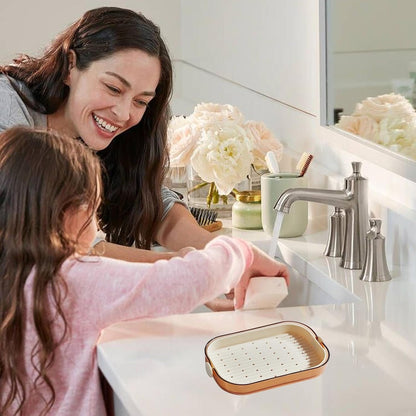 Plastic Double Layer Drain Soap Dish