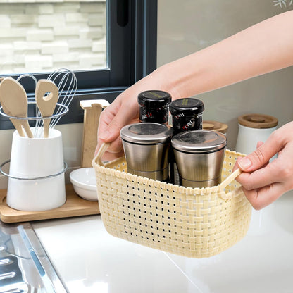 Botanical Series "Elysian" Rectangular Basket with Ergonomic Handles