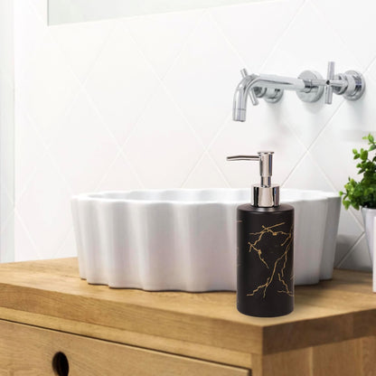 Soap Dispenser Black Marble Design