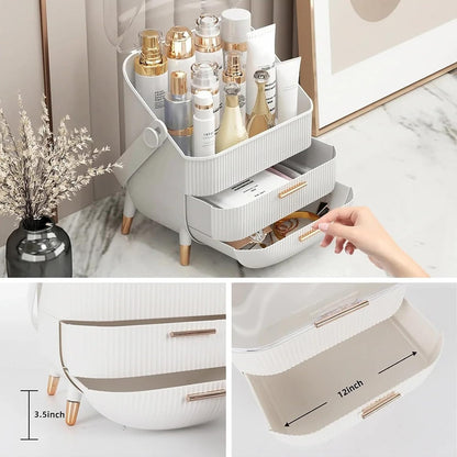 Dustproof Cosmetic Box White