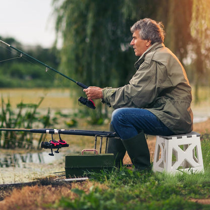 Heavy-Duty Large Folding Stool