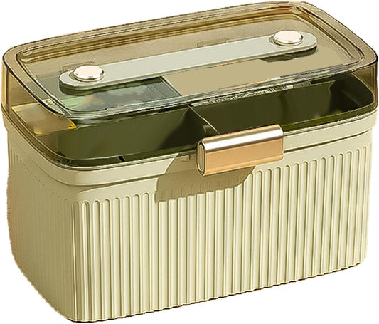 Plastic Storage Box / Jewellery Organizer with Lid – Multipurpose Organizer