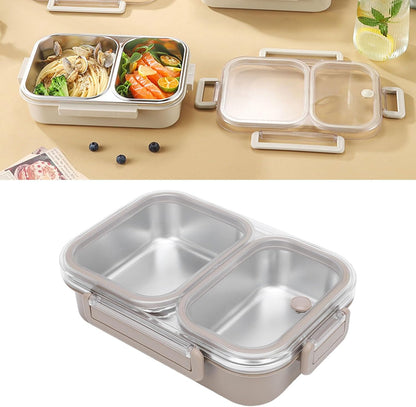 Lunch Box SS with Silicone Partition Grip – Insulated Leak-Proof Meal Container