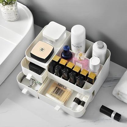 Stackable Cosmetic Organizer Shelf Drawer