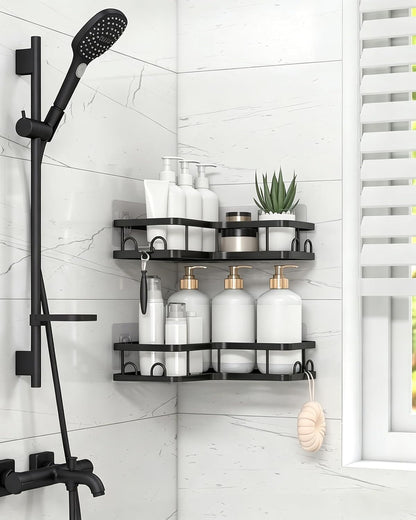Corner Shower Caddy with Soap Holder – (Pack of 2)