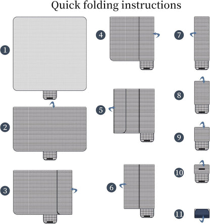 Picnic Blanket & Rug Set – Foldable Outdoor Mat