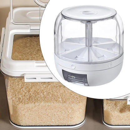 6 Compartment Rice Grain Box