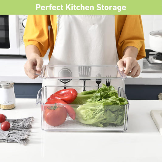 DeerBox Fridge Box – Premium Stackable Fresh-Keeping Storage Containers