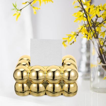 Bubble Tissue Box - Gold