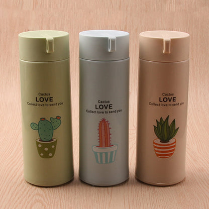 Eco-Friendly Style "Cactus Love" Glass Water Bottle Collection