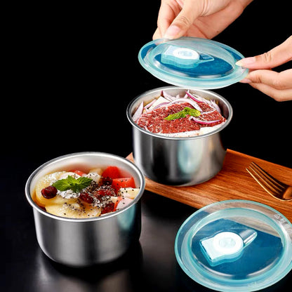 Stainless Steel Storage Box with Lid