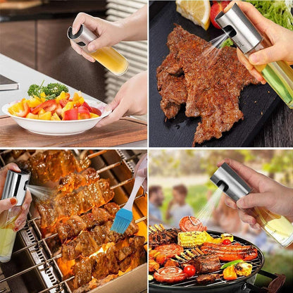 Spray Oil Bottle – Premium High-Precision Glass Misting Dispenser