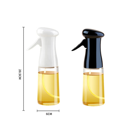 Glass Oil Sprayer 200 ML - Black, White
