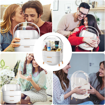 Dustproof Cosmetic Box White