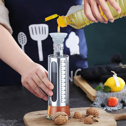 Oil Bottle Cruet 300ML with Marking