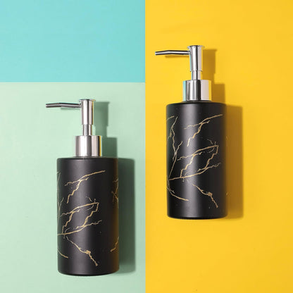 Soap Dispenser Black Marble Design