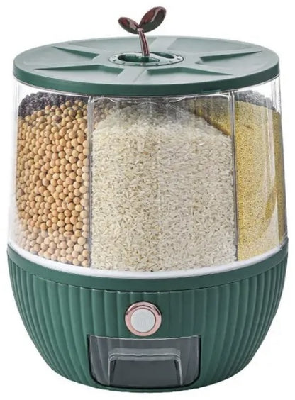 Revolving Rice Box & Cereal Box - 10 Liter Capacity