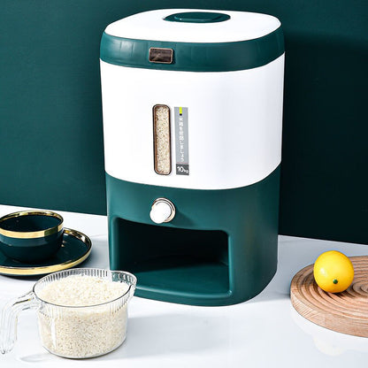 Kitchen Press Button Rice Box - 10 KG Capacity