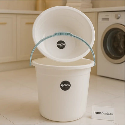 Premium Tub & Bucket Set – Essential Bathroom Duo