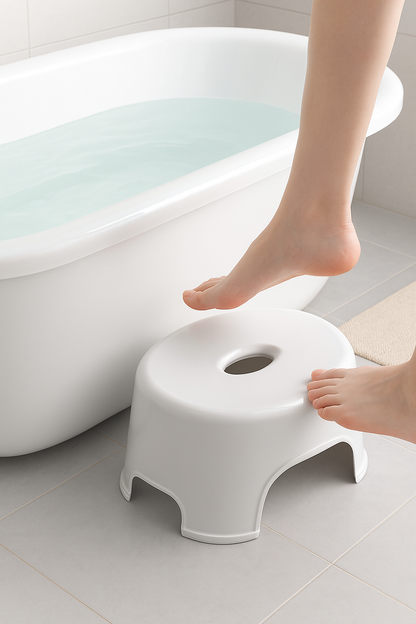 Bath Stool – Premium Non-Slip Ergonomic Bathroom Step Stool