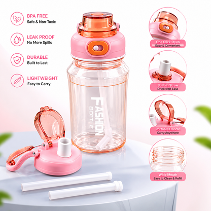 Fashion Water Bottle with Flip Cap