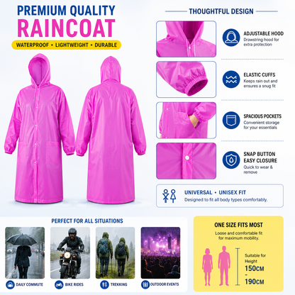 PEV Raincoat Universal Size - Unisex