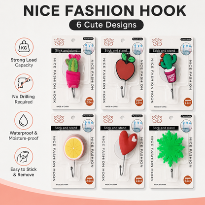Wall-Adhesive Hooks