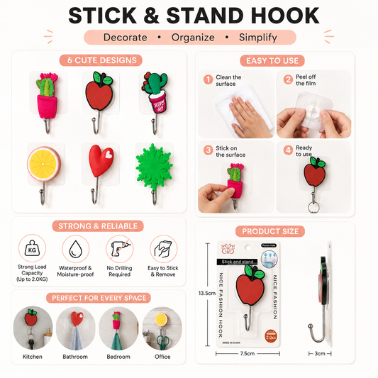 Wall-Adhesive Hooks