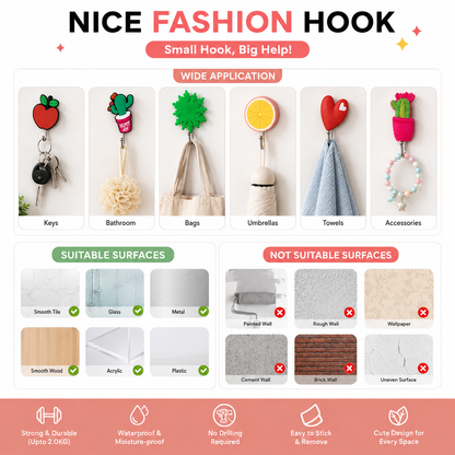 Wall-Adhesive Hooks