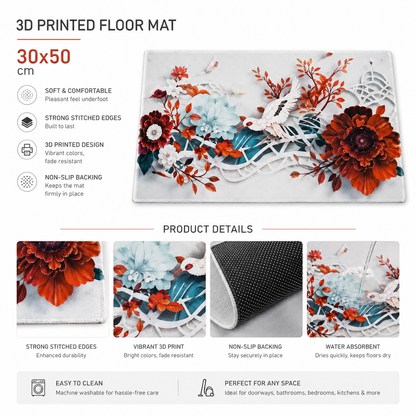 Super-Absorbent Floor Mat - 30 × 50 cm