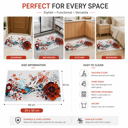 Super-Absorbent Floor Mat - 30 × 50 cm